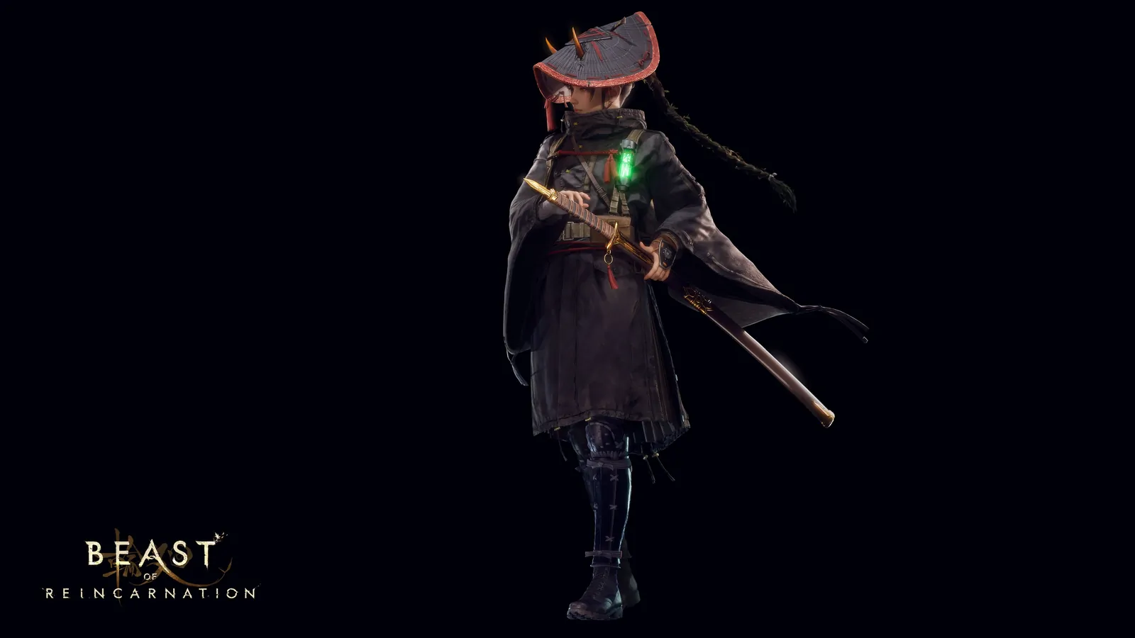 Emma holding a blade in Beast of Reincarnation